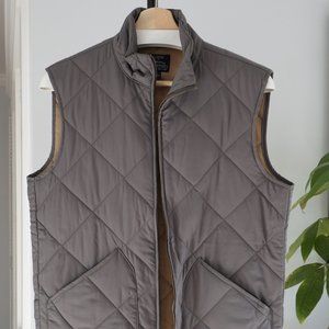 J crew Quilted  Vest (M)